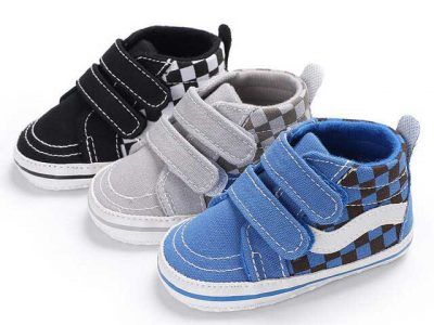 Baby Boy Classic Casual Plaid Sport First Walkers Sneakers Shoes