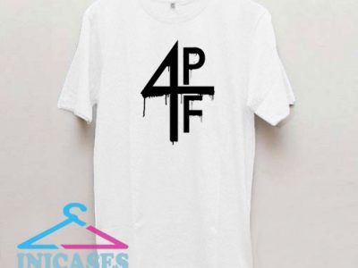 4PF Black Drip T Shirt