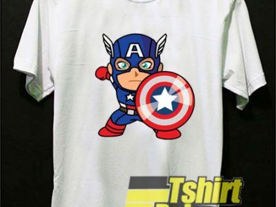 Captain America Chibi Cartoon t-shirt