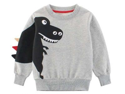 Kids Baby Boys Sweatshirt Dinosaur Clothes