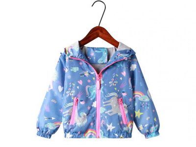 Kids Baby Girl Cartoon Unicorn Coats Clothing Outwear