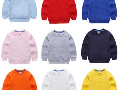 Kids Baby Girl Sweatshirts Color Clothes 1 to 9 Years