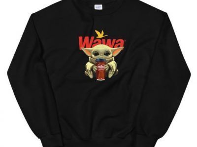 Baby Yoda hug Wawa Unisex Sweatshirt